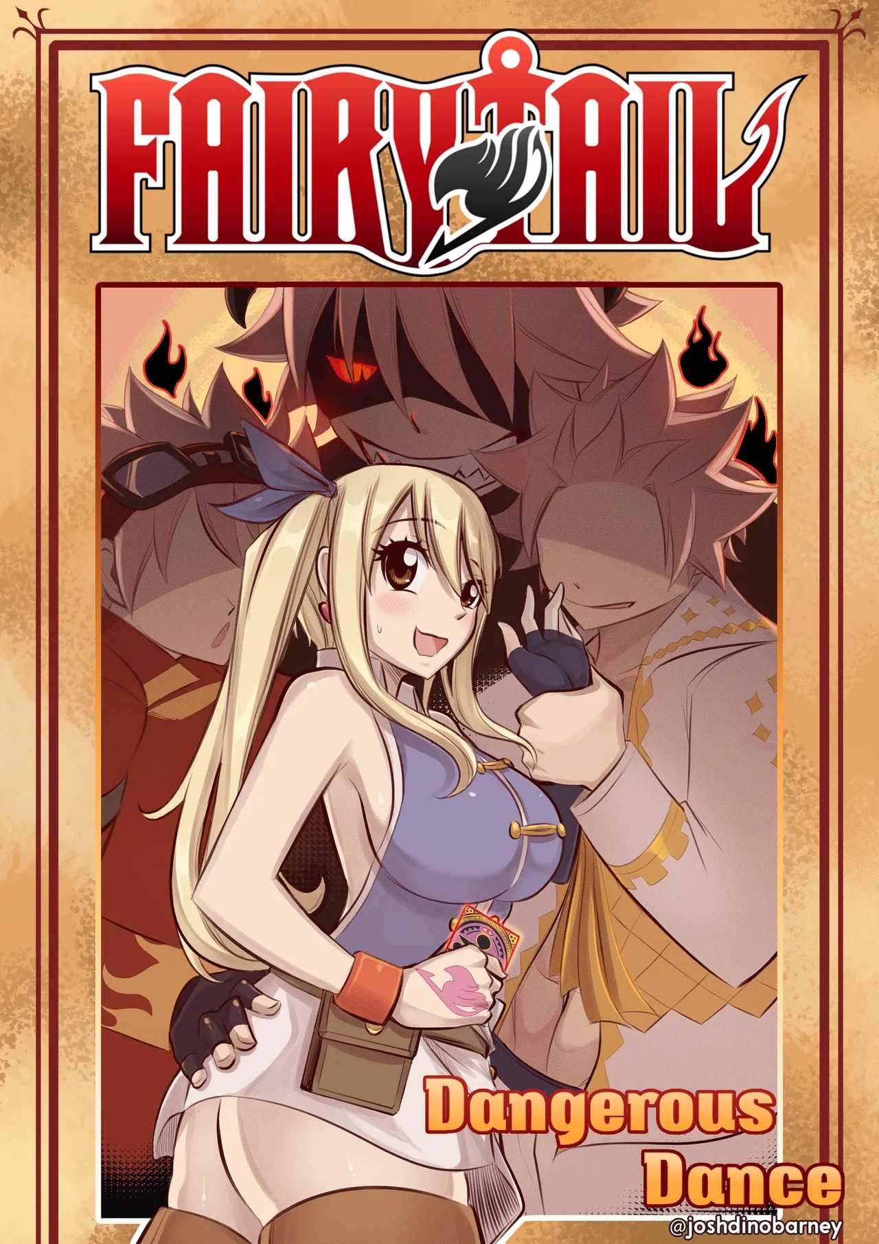 Doujin 1 ไพ่คัดลอกตัวตนสารพัด [Joshdinobarney] Dangerous Dance (Fairy Tail)